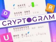 Gêm Cryptogram: Pos ymennydd geiriau ar-lein