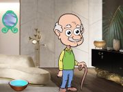 Gêm Mae Granddad yn dod ar draws y ffrindiau ar-lein