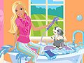 Gêm Golch anifeiliaid anwes barbie  ar-lein