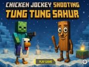 Gêm Saethu joci cyw iâr tung tung sahur ar-lein
