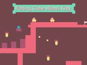 Gêm Mae ciwb farting eisiau Kitty ar-lein