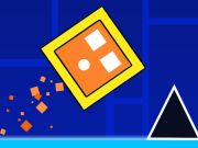 Gêm Dash Geometreg heb ei rwystro ar-lein