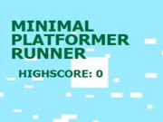 Gêm Rhedwr platformer lleiaf posibl ar-lein