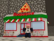 Gêm Dosbarthu Pizza Obby ar-lein