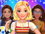 Gêm Ellie a'i Ffrindiau Art Bloom Esthetig ar-lein