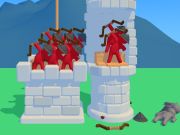 Gêm Arwyr Archers: Rhyfel y Castell ar-lein
