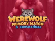 Gêm Match Cof Werewolf a Gwrthrychau Cudd ar-lein