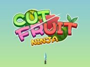Gêm Torri ffrwythau ninja ar-lein
