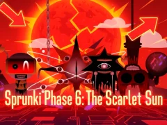 Gêm Sprunki Phase 6: The Scarlet Sun ar-lein