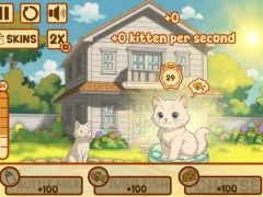 Gêm Click Kitty Idle ar-lein