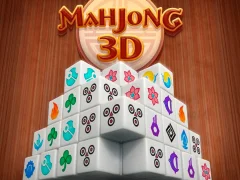 Gêm Mahjong 3D ar-lein