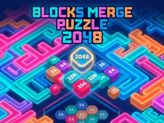 Gêm Blocks Merge Puzzle 2048 ar-lein
