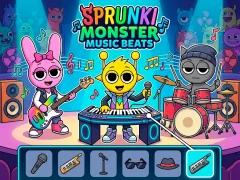 Gêm Sprunki Monster Music Beats ar-lein