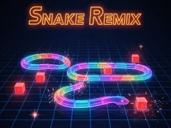 Gêm Snake Remix ar-lein