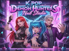 Gêm K Pop Demon Hunters Nail Studio ar-lein