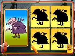 Gêm Shadow Match Halloween ar-lein