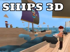 Gêm Ships 3D IO ar-lein