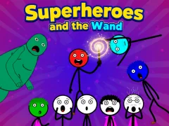 Gêm Superheroes and the Wand ar-lein