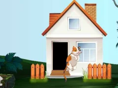 Gêm Curious Cat Escape ar-lein