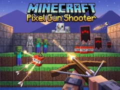 Gêm Minecraft Pixel Gun Shooter ar-lein