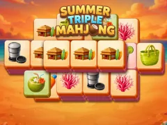 Gêm Summer Triple Mahjong ar-lein