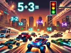 Gêm Mathematics Racing ar-lein