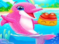 Gêm My Twin Dolphin Baby Care ar-lein