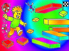 Gêm Coloring Book: Roblox Obby Runner ar-lein