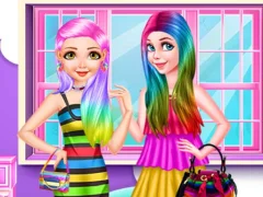 Gêm Princess Rainbow Look ar-lein