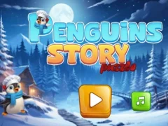 Gêm Penguins Story Puzzle ar-lein
