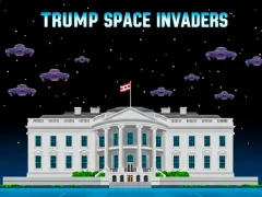 Gêm Trump Space Invaders ar-lein