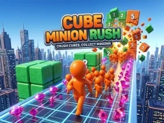 Gêm Cube Minion Rush ar-lein
