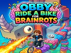 Gêm Obby Ride a Bike For Brainrots ar-lein