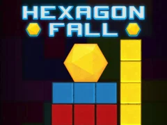 Gêm Hexagon Fall ar-lein