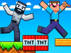 Gêm Noob: Parkour Tricks ar-lein