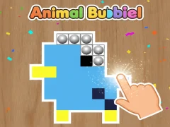 Gêm Animal Bubble Pixel ar-lein