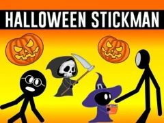 Gêm Halloween Stickman ar-lein