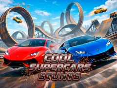 Gêm Cool SuperCars Stunts ar-lein