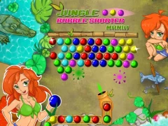 Gêm Jungle Bubble Shooter Mania ar-lein