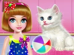 Gêm Kitty Care and Grooming ar-lein