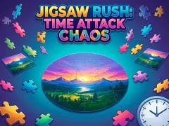 Gêm Jigsaw Rush Time Attack Chaos ar-lein