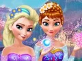Gêm Anna & Elsa Makeover ar-lein