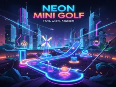Gêm Neon Mini Golf ar-lein