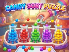 Gêm Candy Sort Puzzle ar-lein