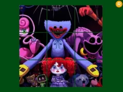 Gêm Poppy Huggy Horror Sliding ar-lein