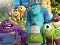 Gêm Monsters University Tic-Tac-Throw ar-lein