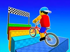 Gêm Obby On a Bike ar-lein