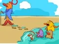 Gêm Cartoon Birds Differences ar-lein