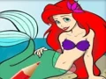 Gêm Princess Mermaid Coloring Game ar-lein