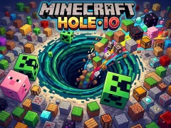 Gêm Minecraft Hole IO ar-lein